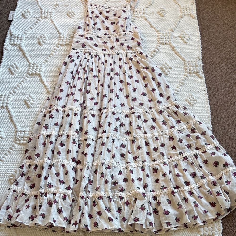 Free People lined maxi dress SZ small